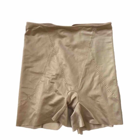 SPANX Nude Beige Slimplicity 1038 Booty Booster Short M Shapewear *No Pads NWOT - Picture 1 of 13